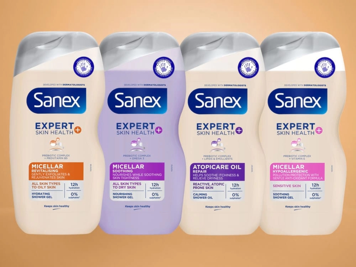 New line Sanex Expert Skin Health+ Body Wash
